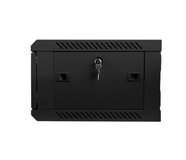 LANBERG Szafa instalacyjna wisząca 19 cali 4U 600X450mm czarna (drzwi szklane) WF01-6404-10B - 455278 - zdjęcie 5